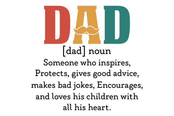 Download Father's Day SVG Design,Dad [dad] Noun - Dad Collection